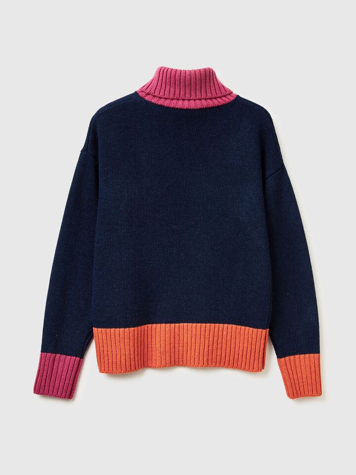 TURTLE NECK SWEATER Women image number 6